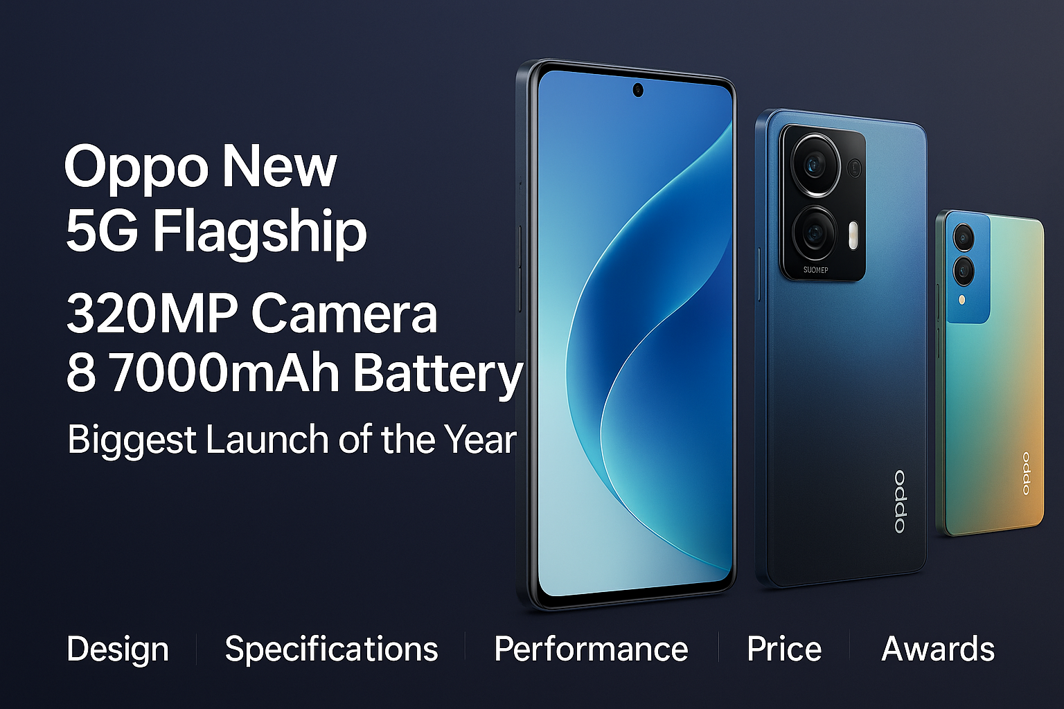 Oppo New 5G Flagship: 320MP Camera & 7000mAh Battery | Biggest Launch of the Year