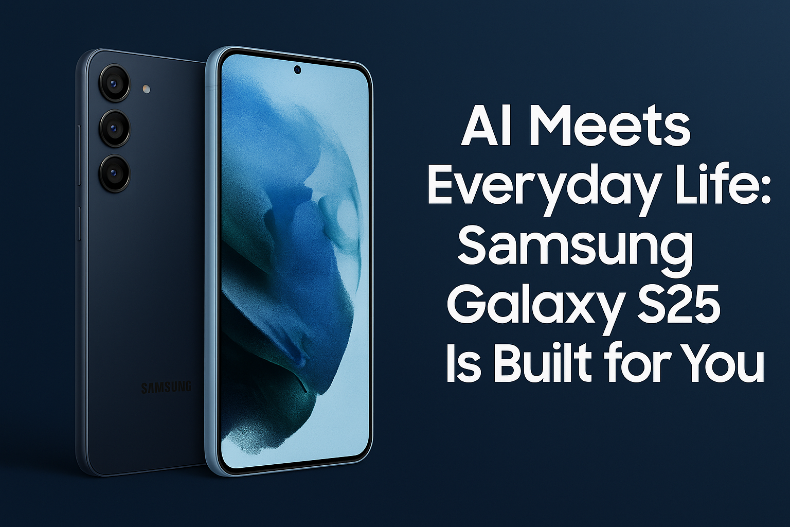 AI Meets Everyday Life: Samsung Galaxy S25 Is Built for You
