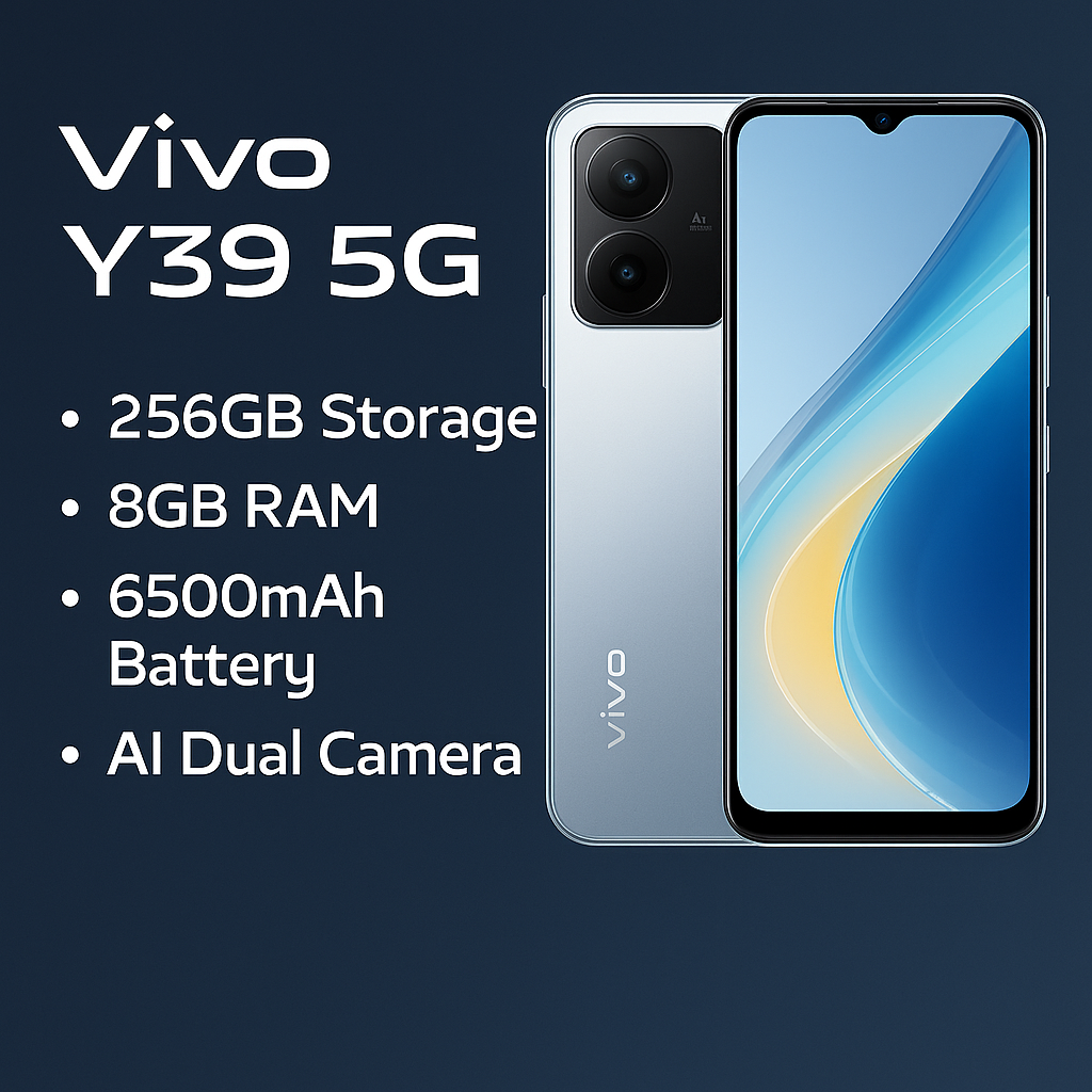Vivo Y39 5G Review: 256GB Storage, 6500mAh Battery & AI Power at Budget