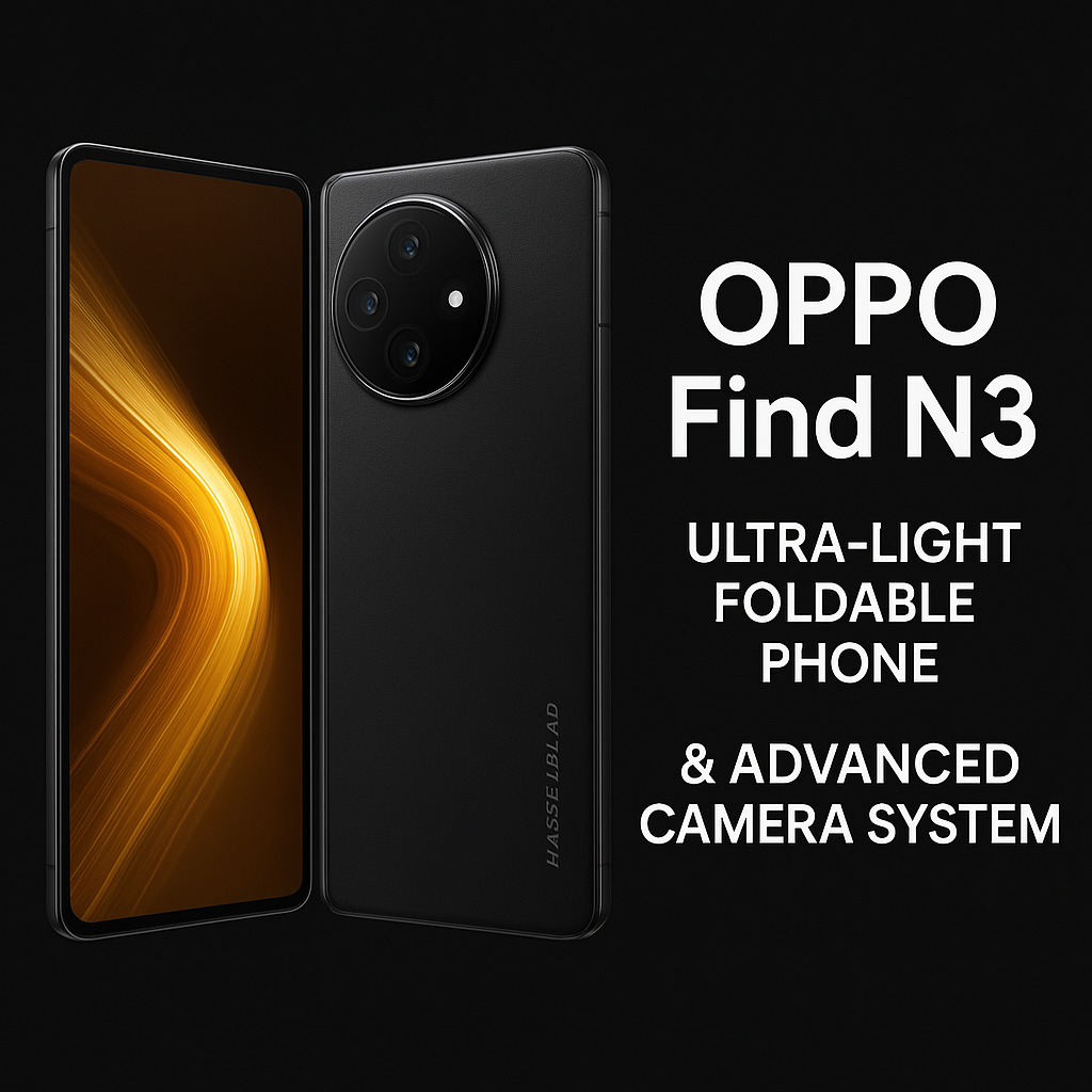 New OPPO Find N3 : Ultra-Light Foldable Flagship with Game-Changing Camera