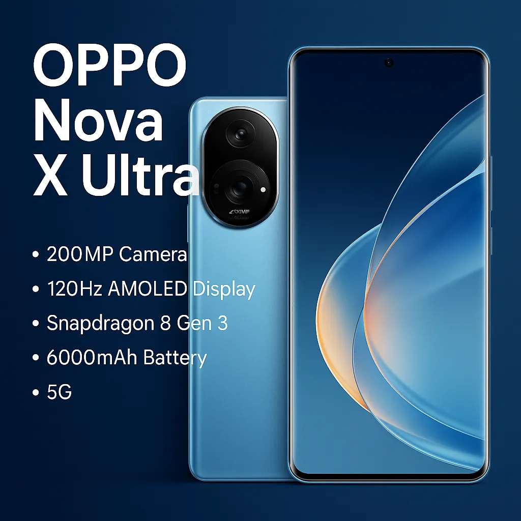 OPPO Nova X Ultra – Redefining Power & Style in 2025