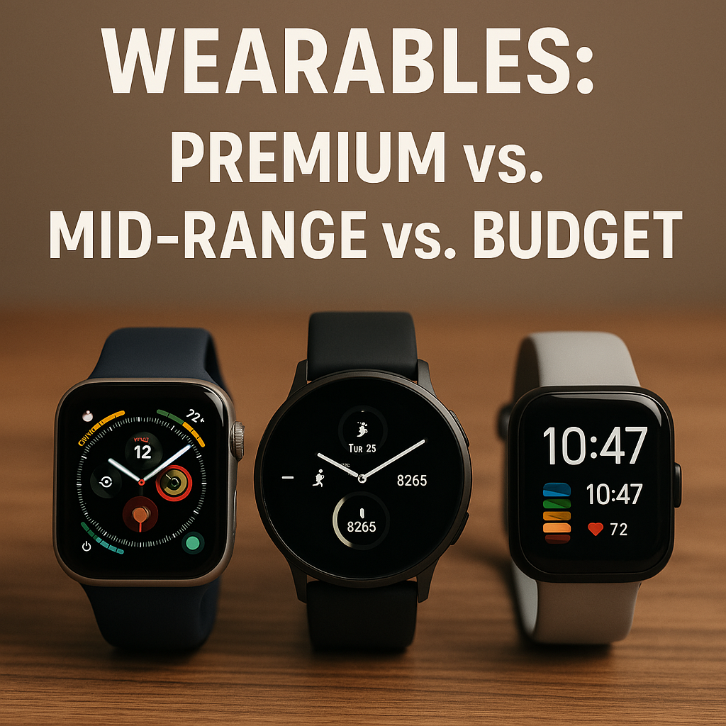 Best Wearables in India 2025: Premium, Mid-Range & Budget Smartwatches
