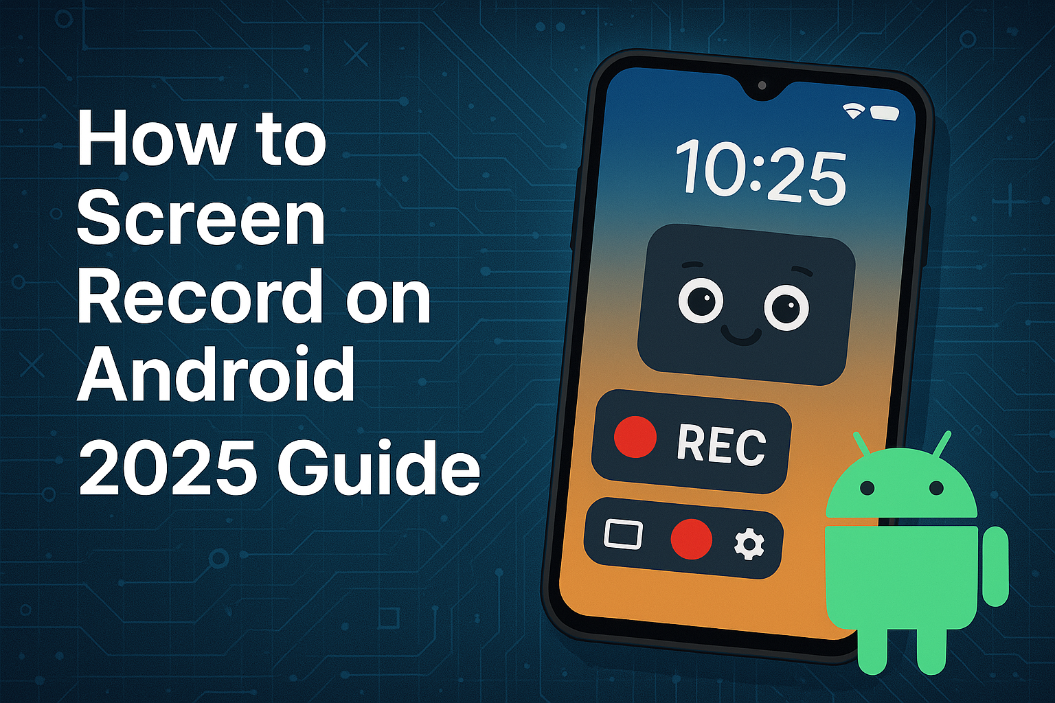 How to Screen Record on Android in 2025 | Easy Guide for All Devices