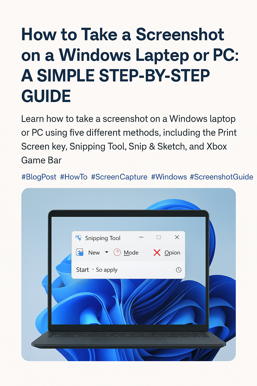How to Take a Screenshot on Windows Laptop or PC (2025 Guide)