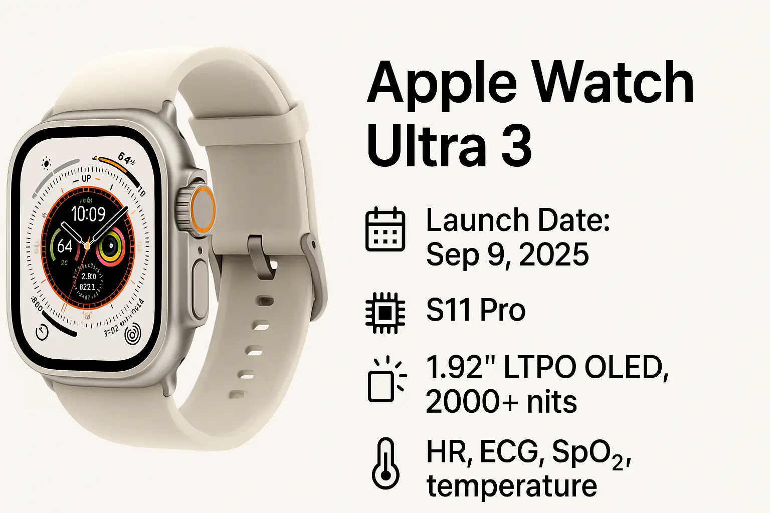 Apple Watch Ultra 3 — Full Guide: Design, Specs, Prices & Features